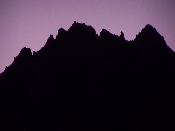 mountain, sunset, Sierra Nevada