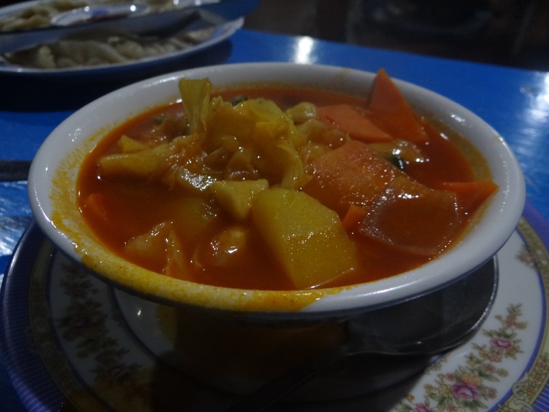 Sherpa stew (the pick of the menu on many occasions)