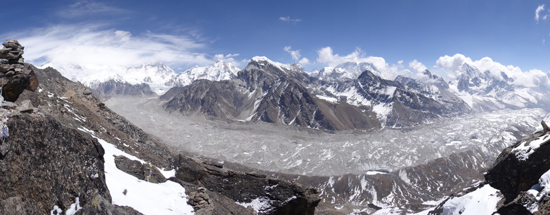 View to Everest from Gokyo Ri