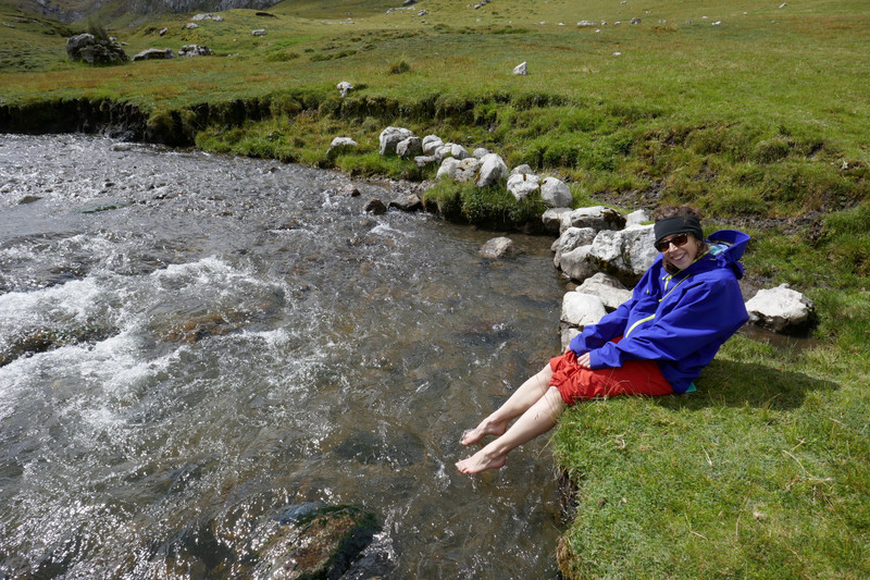 Relaxing dip at Quartelhuain