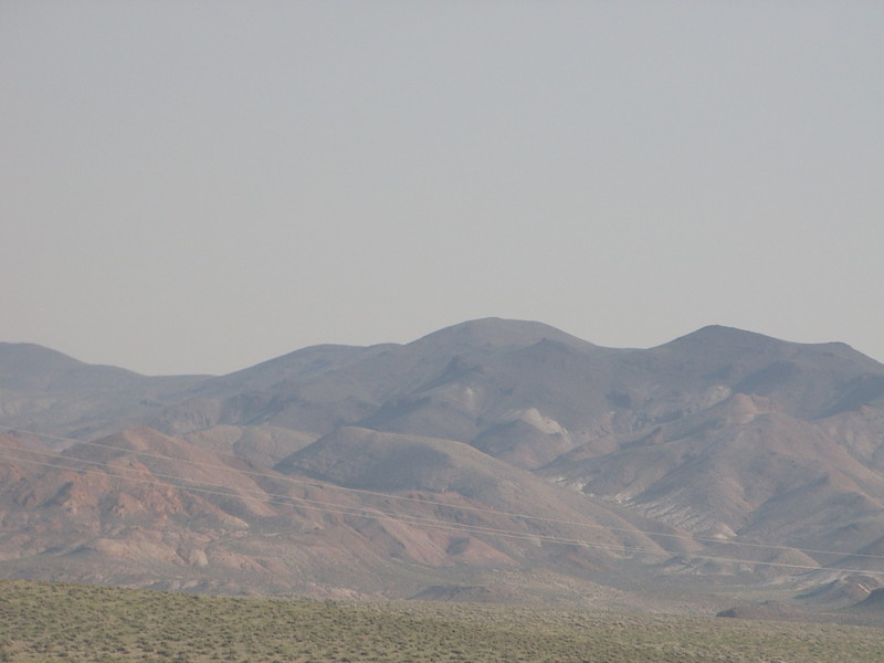 Some mountain range in the Nevada desert.