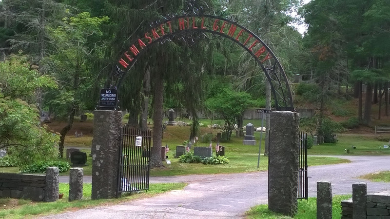 Nemasket Hill Cemetery Entrance