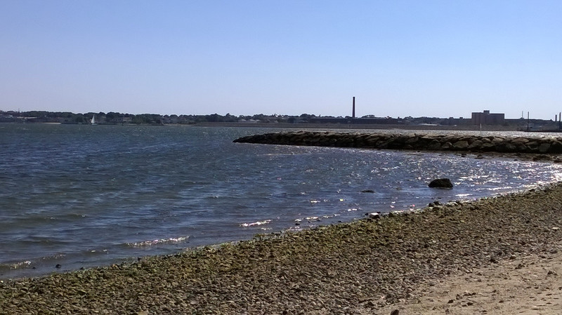 Looking West Across the Acushnet River to New Bedford