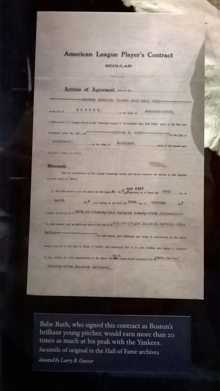 Babe Ruth's Contract With the Boston Red Sox