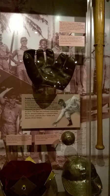 Bobby Doerr's Bat and Glove