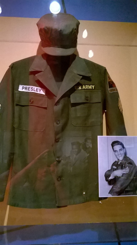 Elvis Presley's Army Uniform Jacket and Hat