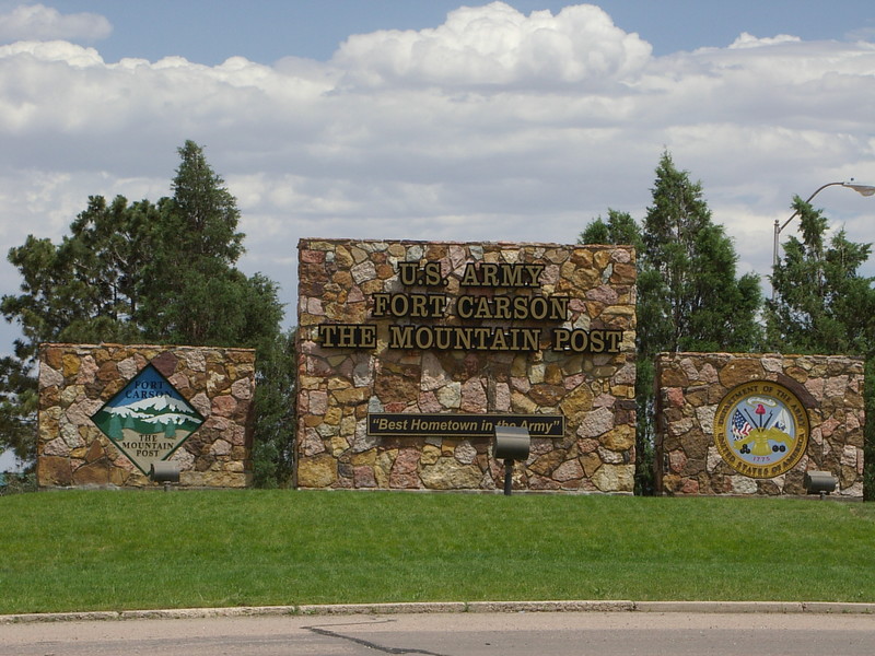 fort carson gate map
