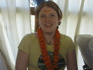 Sarah arrived in Bhubaneswar