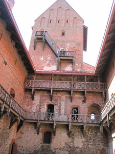 Courtyard of Trakal Castle