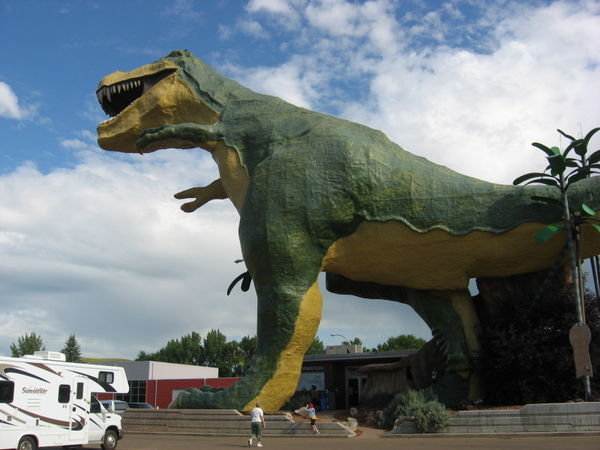 Dinosaur around town