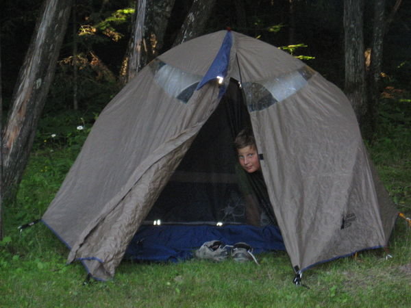 Happy tenting