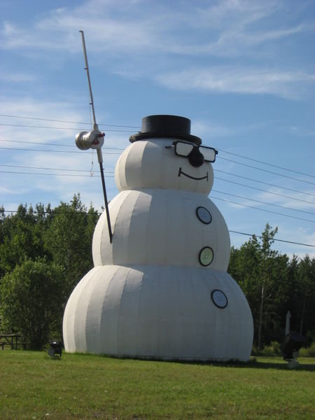 Giant snowman!  LOL