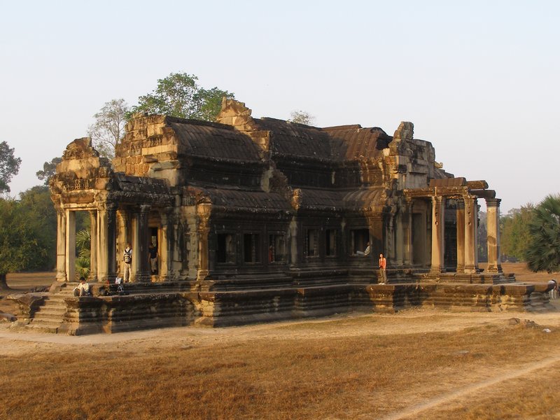 Angkor temples at sunrise