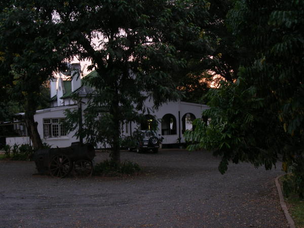 The former Zambia Governor's house, where we made camp in Livingstone