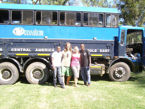 Kristi, Martin, Mwangi and Patrick - last day of tour
