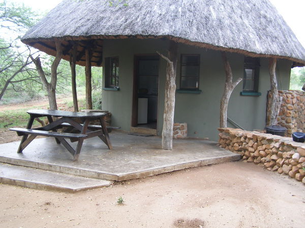 Our little hut at Hlane Game Reserve