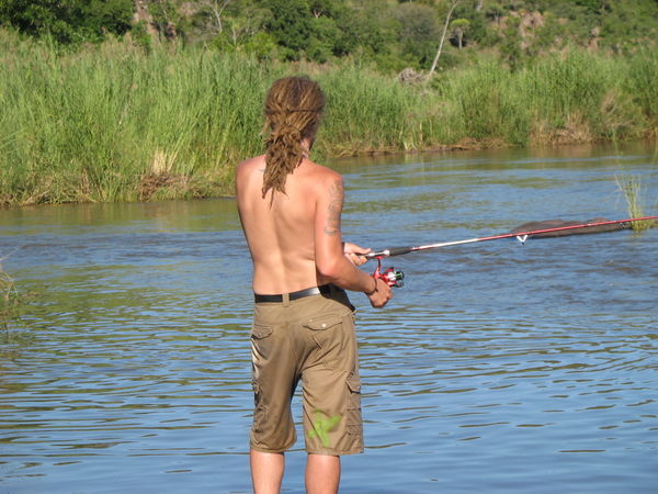 Spot of fishing near the hippos anyone?