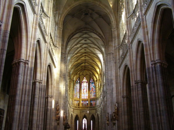 Awesome cathedral in Prague Castle