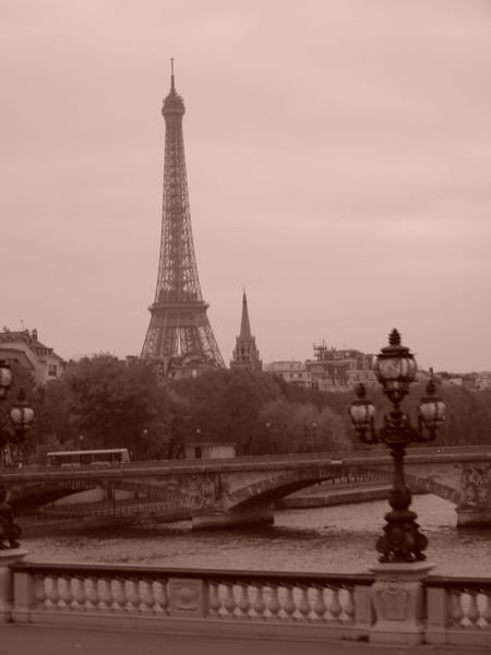 The mighty Eiffel Tower