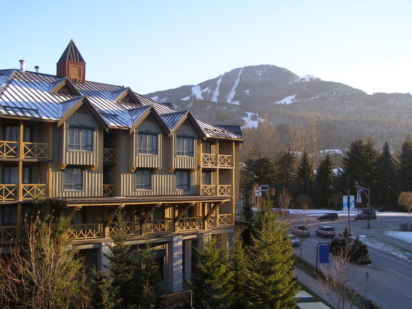 View from our room in Whistler