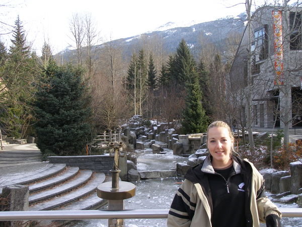 Kristi in Whistler village
