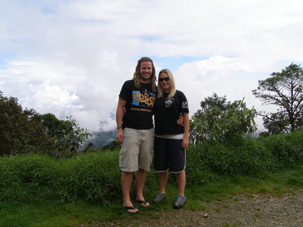 Martin and Kristi entering the Amazon region