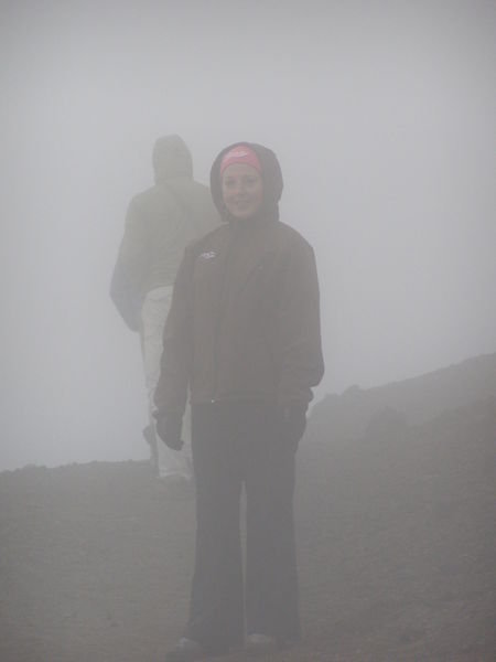 Hiking up Cotopaxi Volcano