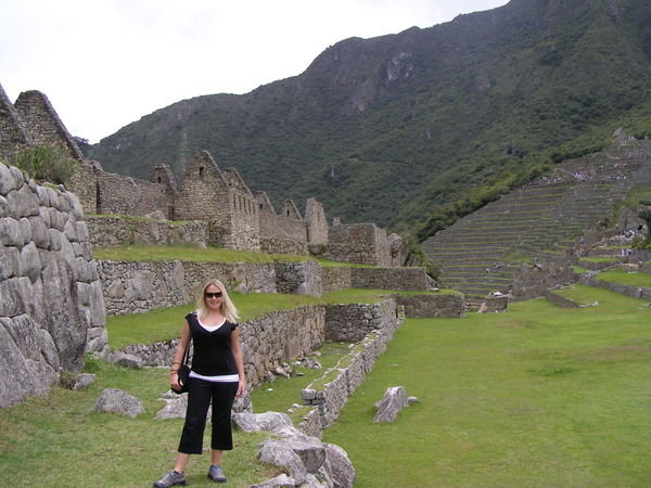 And another pic at the famous Inca ruins....