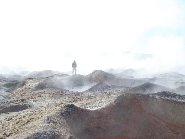 Misty Martin at the Mud pools