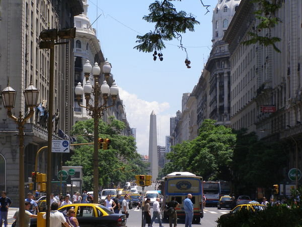The streets of Buenos Aires