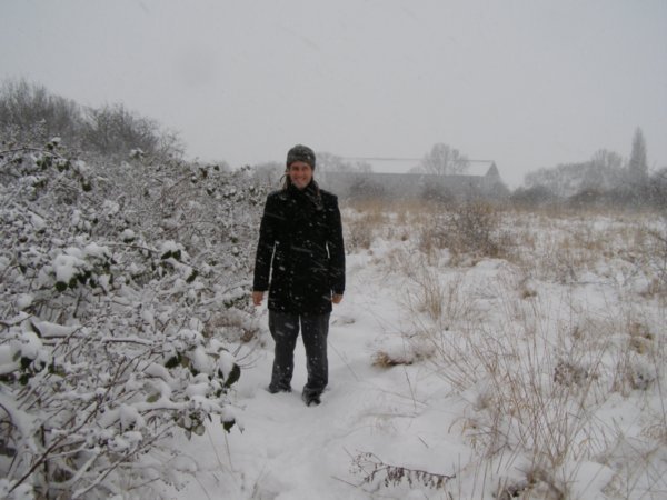 Martin in the snow