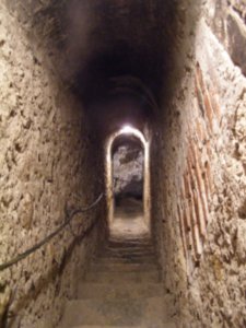 Secret Passage in Bran Castle (Home of Vlad the Impaler)