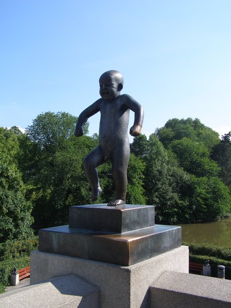 'The Angry Boy' on the bridge in Vigeland