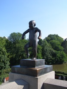 'The Angry Boy' on the bridge in Vigeland