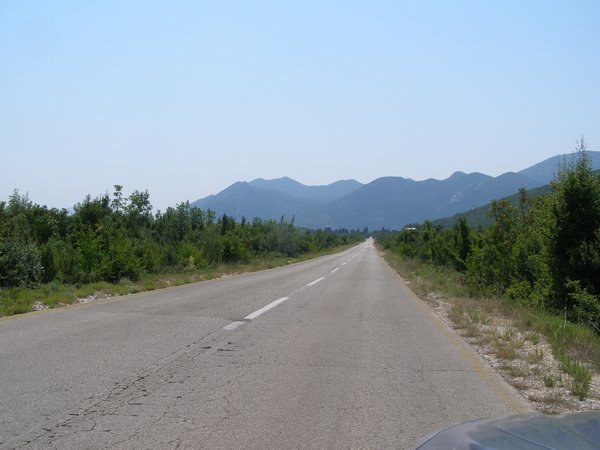 Road to nowhere, on the way to Bosnia