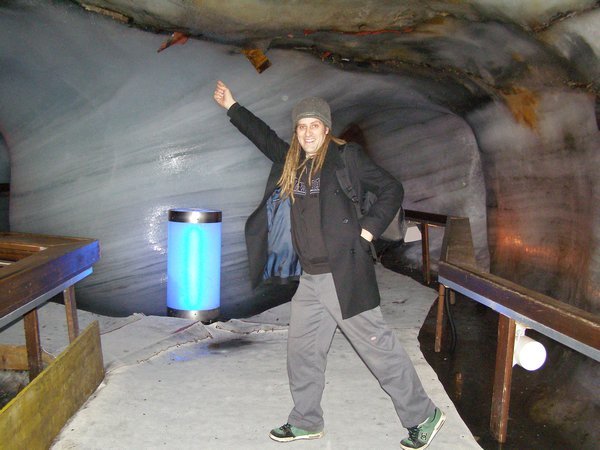 Having a boogie in the Ice Cave