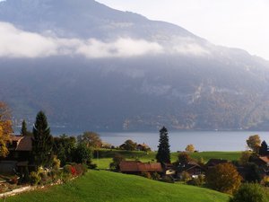 Mountain villages in Switzerland