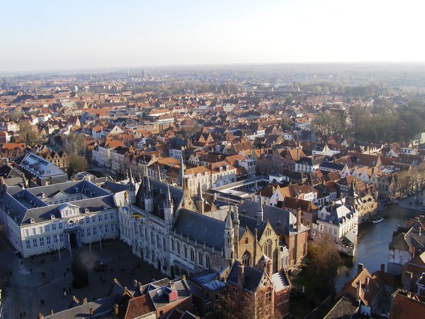 Climbed 366 steps in the Belfry tower for this view ;-)