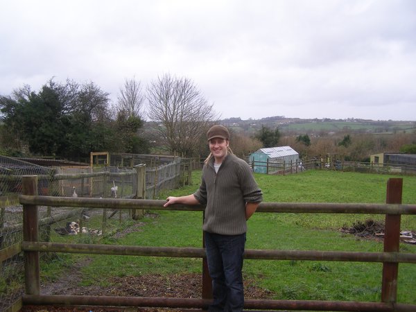 Martin at the farm