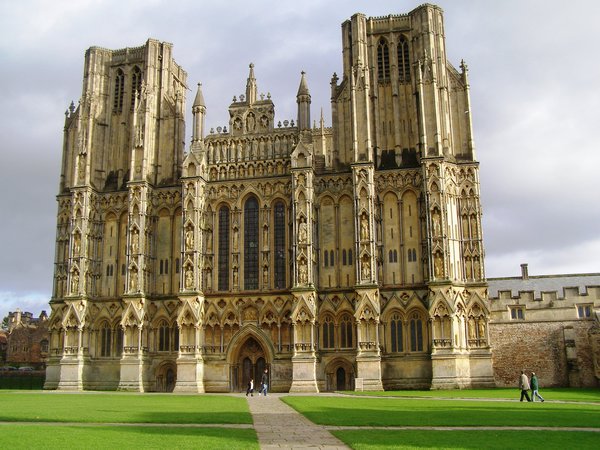 One of the most beautiful cathedrals we've seen in our travels - Wells Cathedral