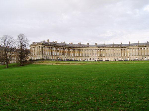 What's Bath without a walk to the Royal Crescent...