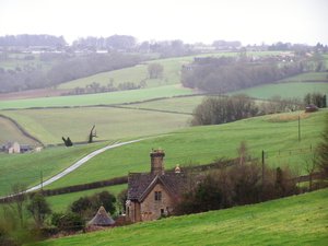Picturesque hills, Somerset