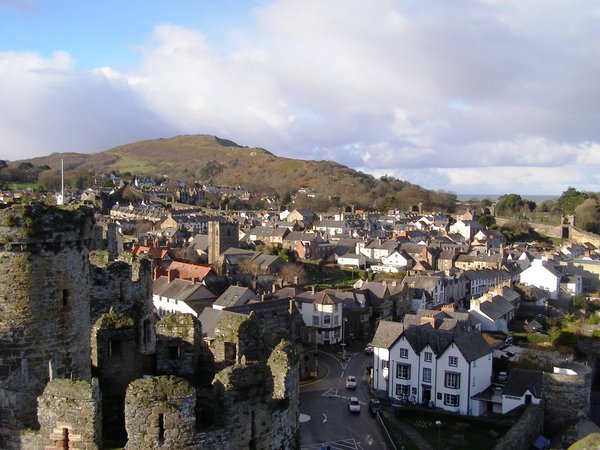 Conwy town... slowly expanding beyond the walls