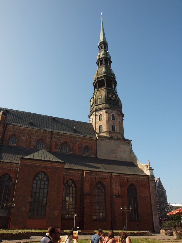 One of Riga's many steeples
