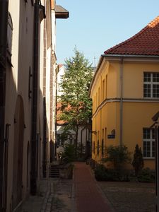 Quaint alleys of Old Town Riga