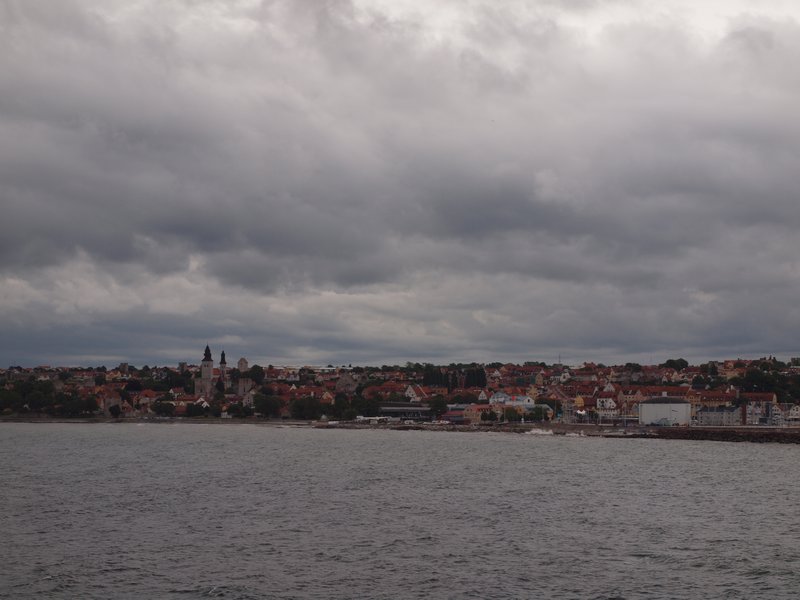 Visby town from the ship