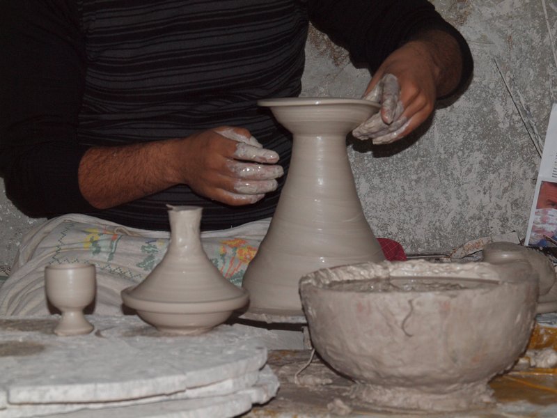Pottery factory
