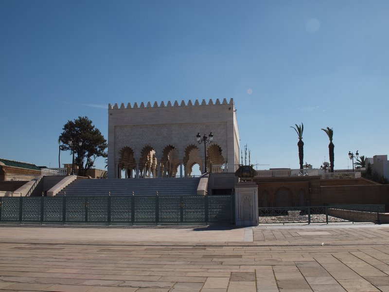 At the Mausoleum in Rabat
