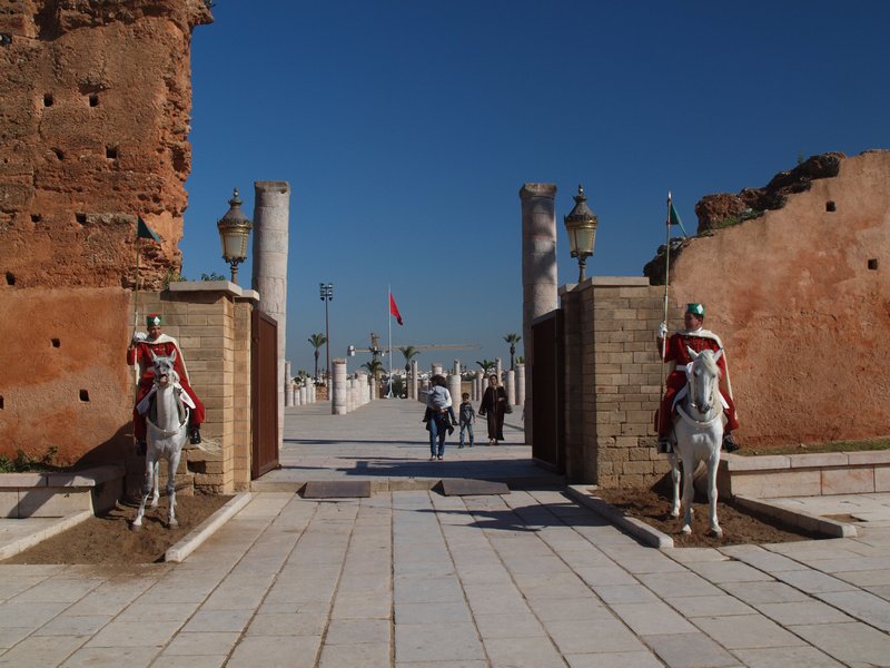 Guards at the Mausoleum Rabat