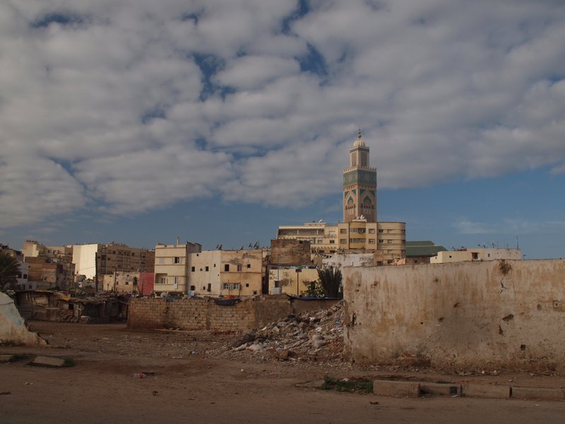 Slums vs Mosque Casablanca